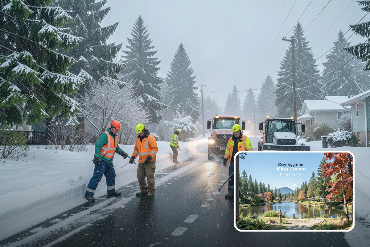 Deicer Restocking in Covington, King County, WA - Prevents mid-storm shortages at entrances and lots