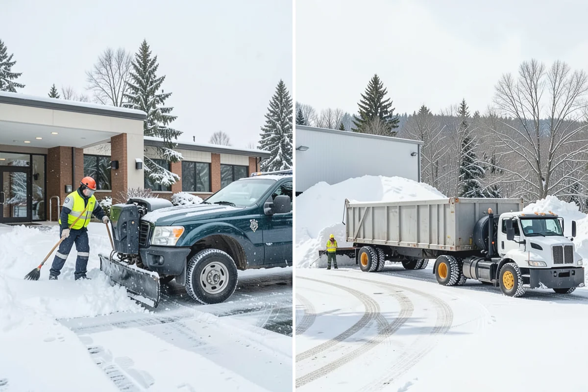 Deicer Restocking in Darrington, Snohomish County, WA - Inventory current deicer levels across the property