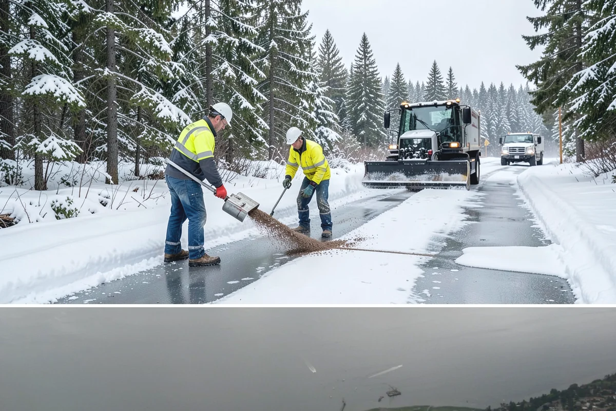 Deicer Restocking in Des Moines, King County, WA - Deicer restocking runs from the first fall freezes through the last spring cold spell as supplies deplete.
