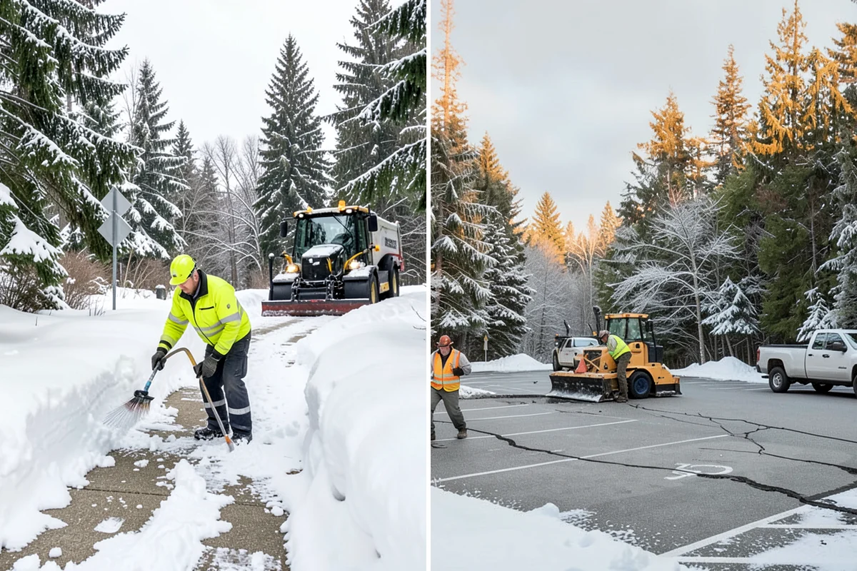 Deicer Restocking in Enumclaw, King County, WA - Inventory current deicer levels across the property