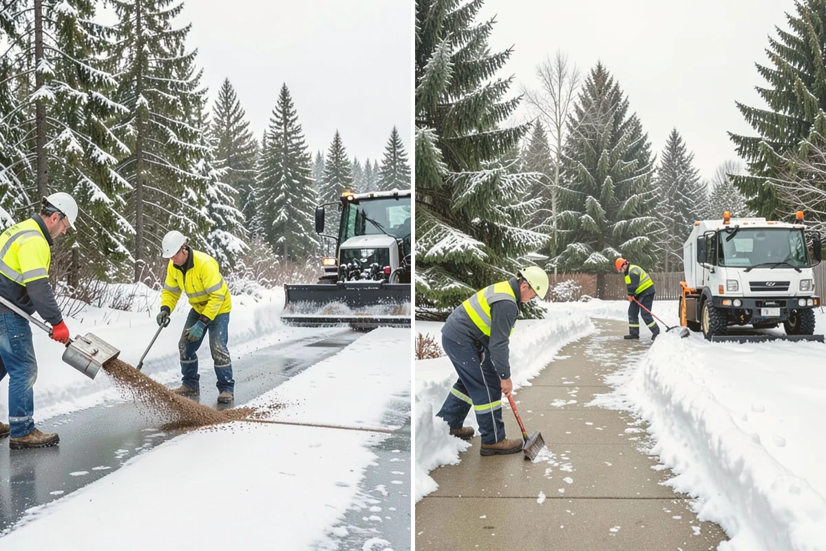 Deicer Restocking in Fife, Pierce County, WA - Inventory current deicer levels across the property