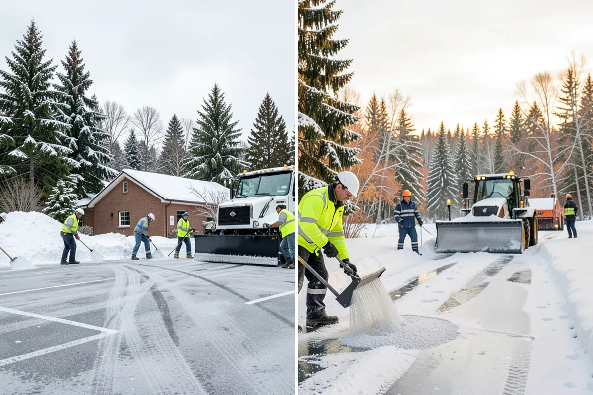 Deicer Restocking in Fircrest, Pierce County, WA - Inventory current deicer levels across the property