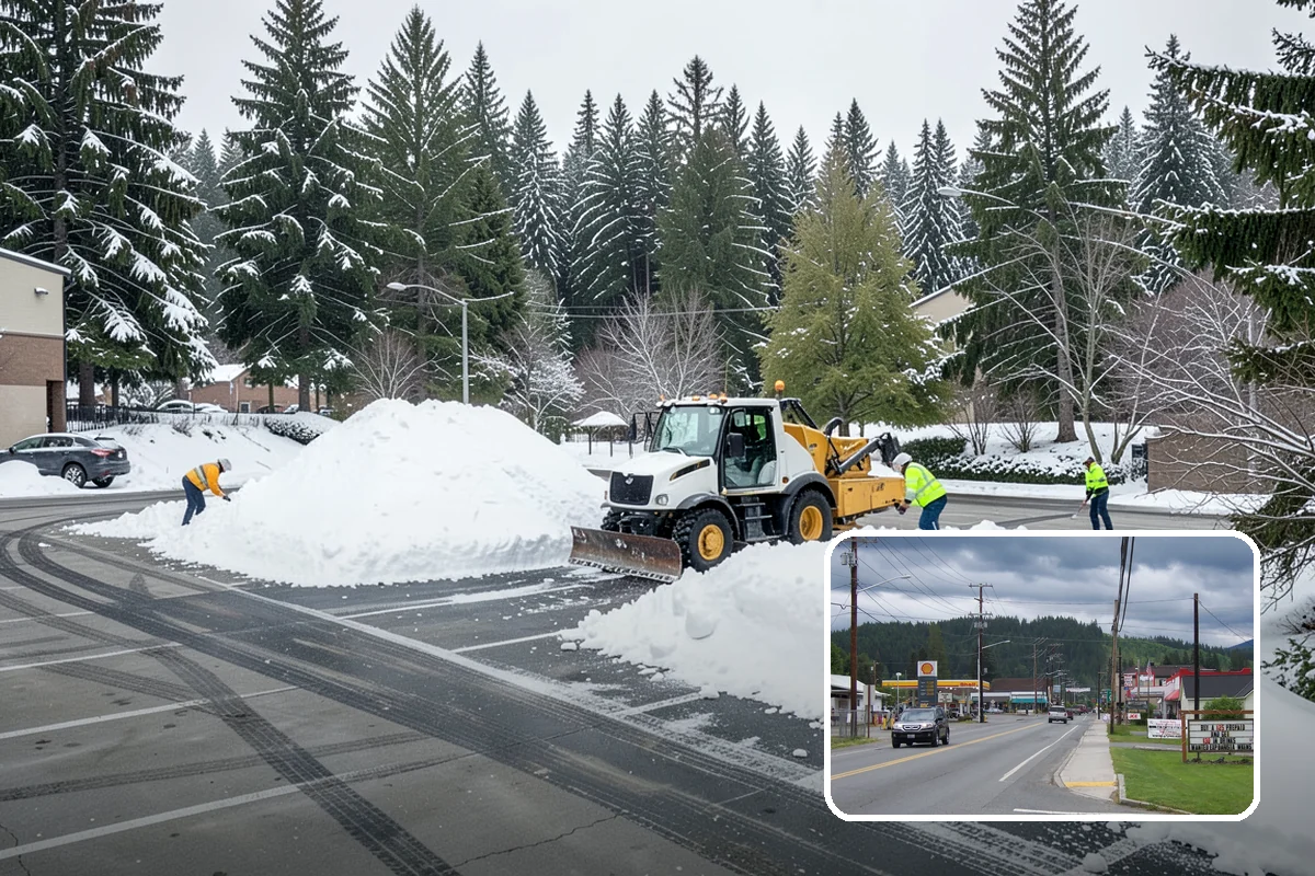 Deicer Restocking in Granite Falls, Snohomish County, WA - Prevents mid-storm shortages at entrances and lots
