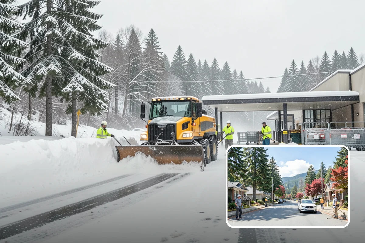 Deicer Restocking in Hunts Point, King County, WA - Prevents mid-storm shortages at entrances and lots