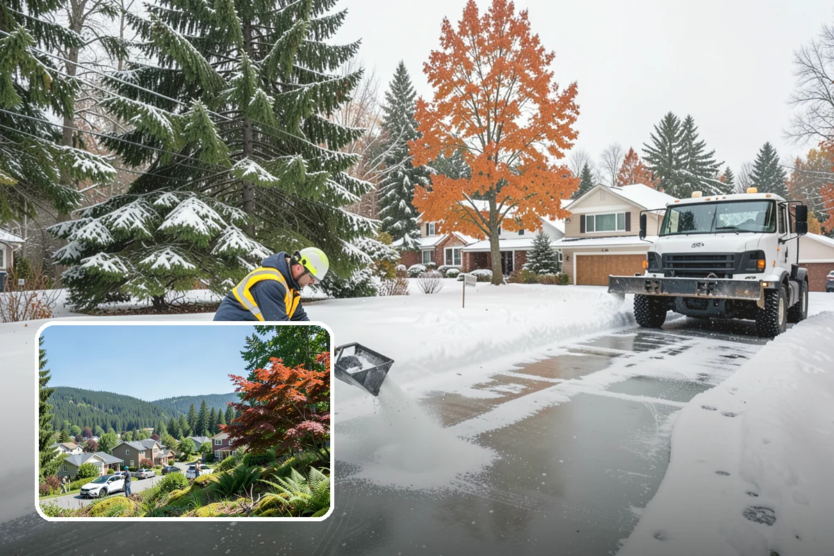 Deicer Restocking in Index, Snohomish County, WA - Prevents mid-storm shortages at entrances and lots