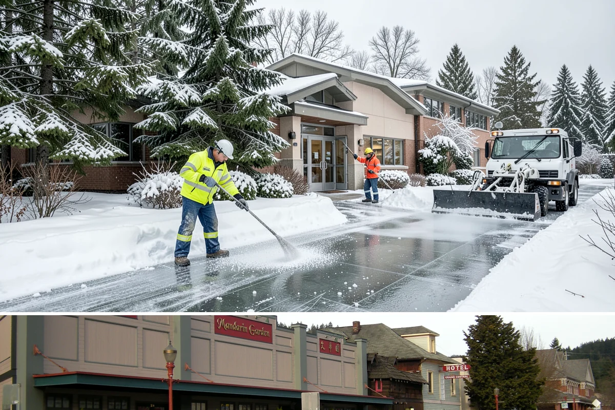 Deicer Restocking in Issaquah, King County, WA - Deicer restocking runs from the first fall freezes through the last spring cold spell as supplies deplete.