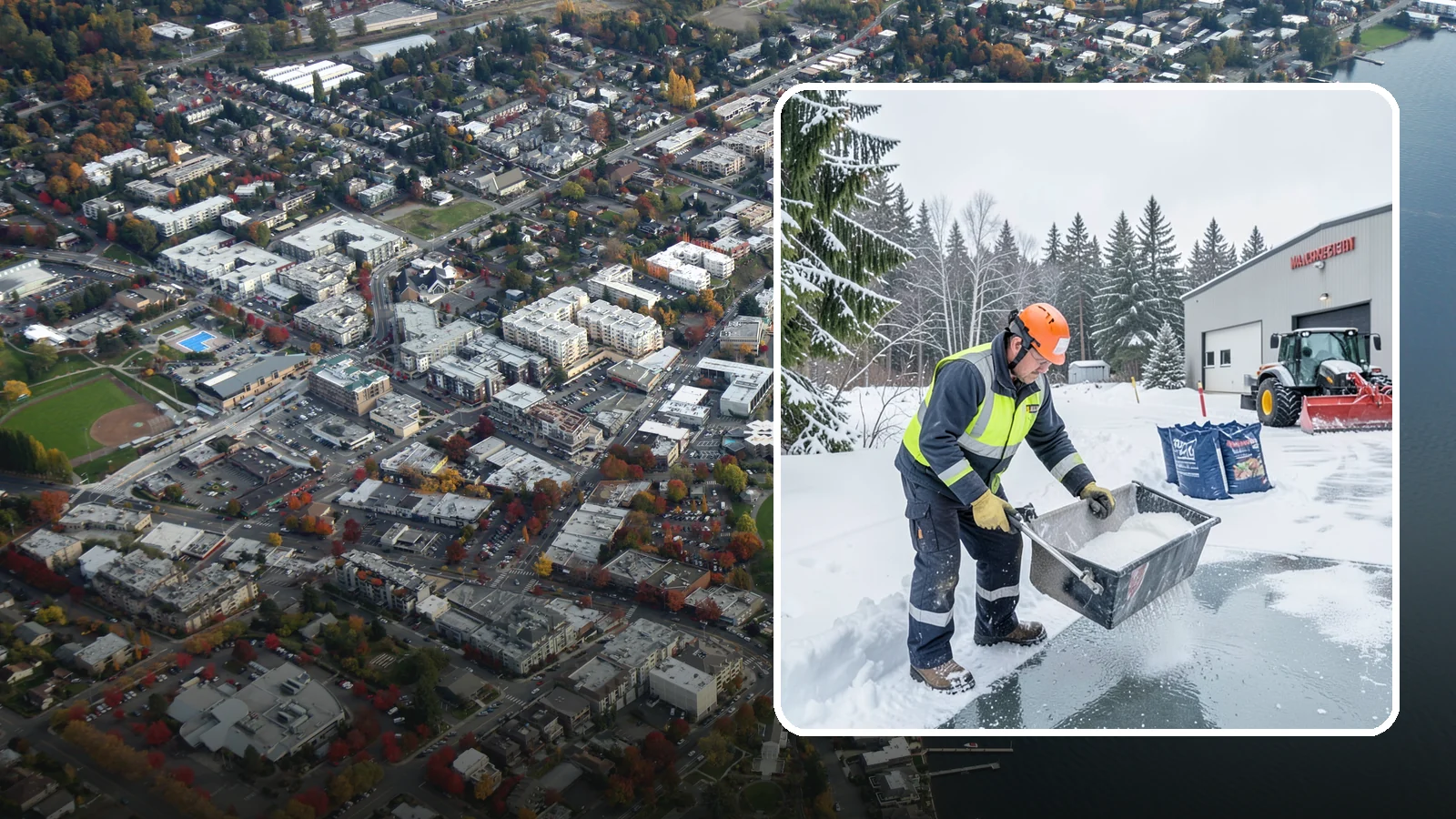 Deicer Restocking in Kirkland, King County, WA - Deicer restocking keeps bagged and bulk products replenished across your site so no zone goes untreated mid-storm.