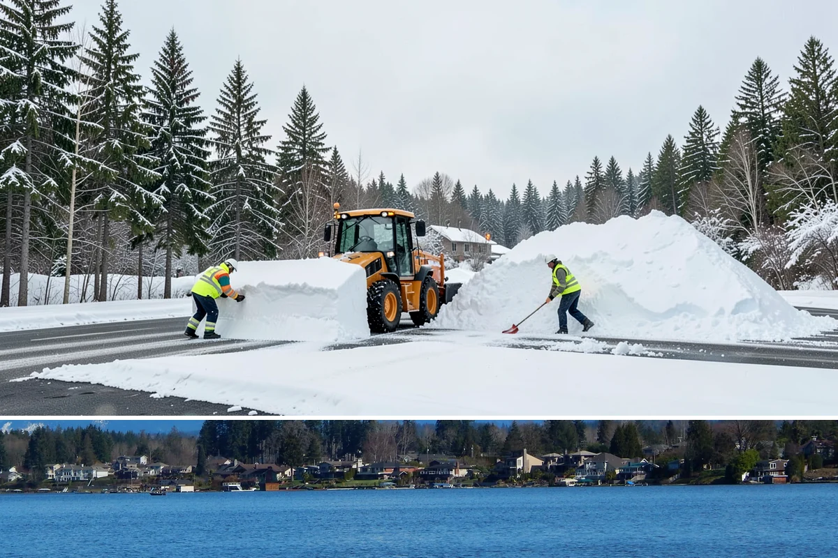 Deicer Restocking in Lake Stevens, Snohomish County, WA - Deicer restocking runs from the first fall freezes through the last spring cold spell as supplies deplete.