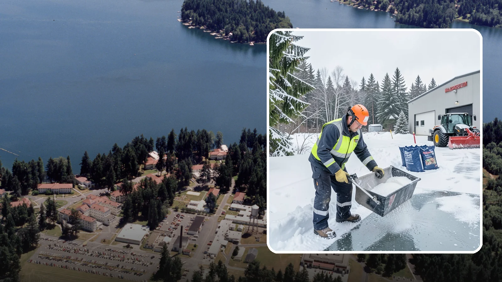 Deicer Restocking in Lakewood, Pierce County, WA - Deicer restocking keeps bagged and bulk products replenished across your site so no zone goes untreated mid-storm.