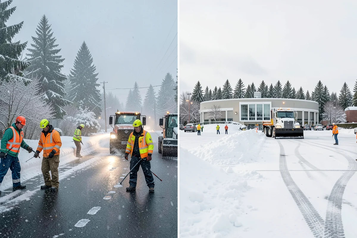 Deicer Restocking in Lakewood, Pierce County, WA - Inventory current deicer levels across the property