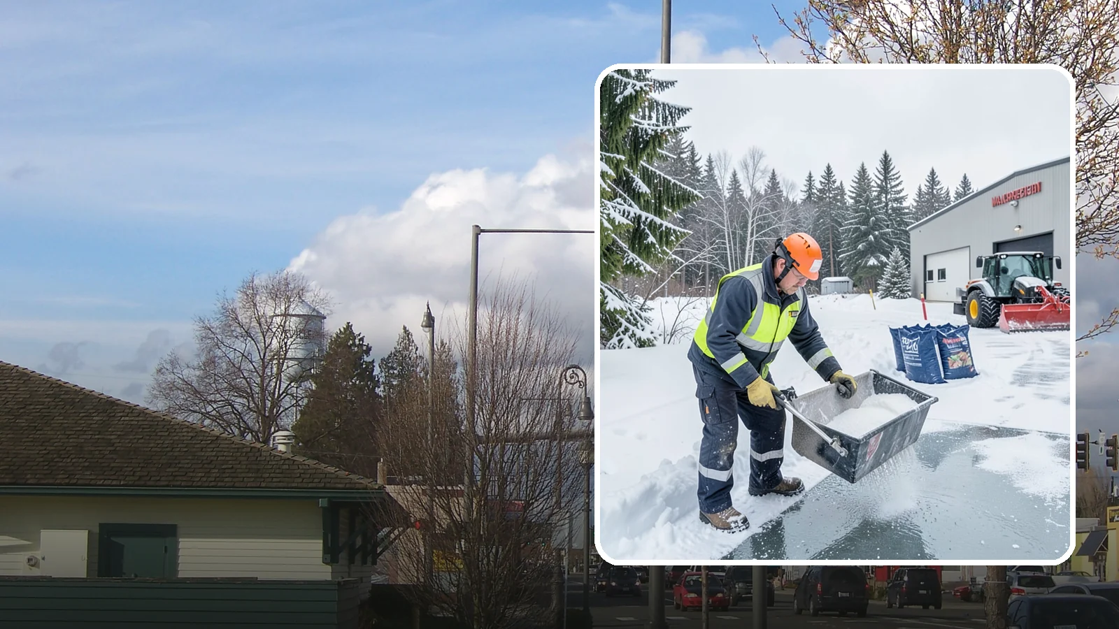Deicer Restocking in Marysville, Snohomish County, WA - Deicer restocking keeps bagged and bulk products replenished across your site so no zone goes untreated mid-storm.