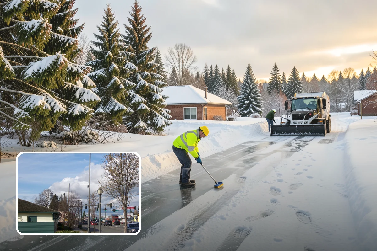 Deicer Restocking in Marysville, Snohomish County, WA - Prevents mid-storm shortages at entrances and lots