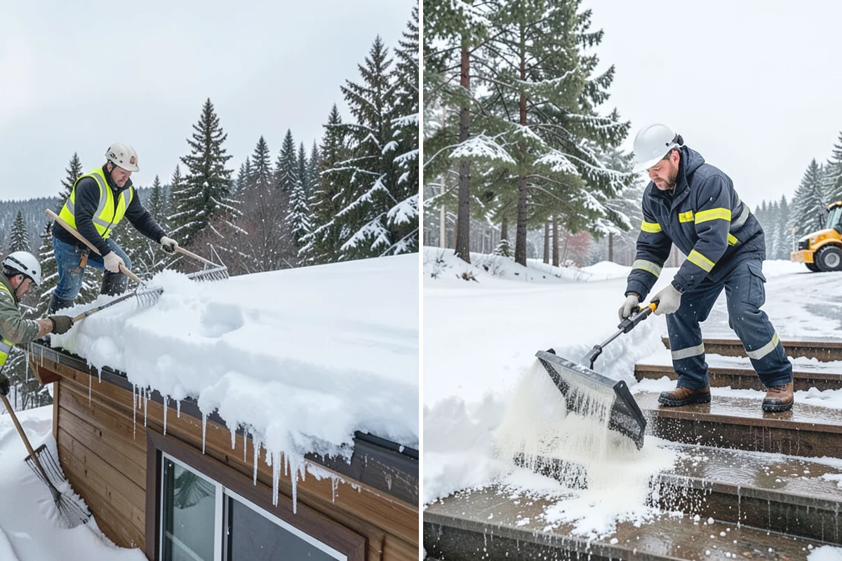 Deicer Restocking in Medina, King County, WA - Inventory current deicer levels across the property