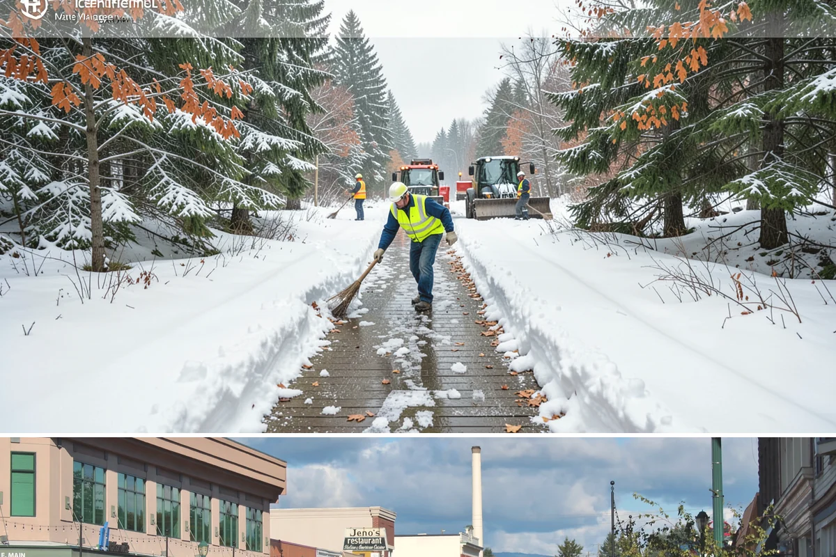Deicer Restocking in Monroe, Snohomish County, WA - Deicer restocking runs from the first fall freezes through the last spring cold spell as supplies deplete.