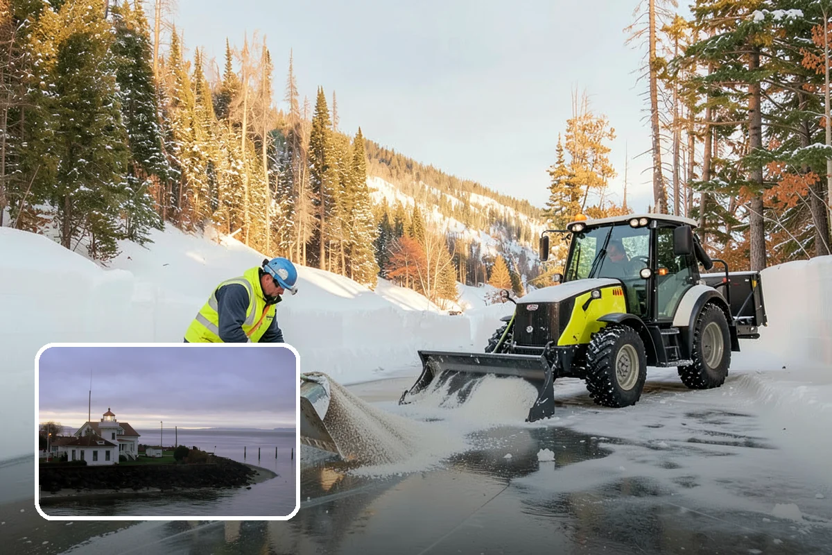 Deicer Restocking in Mukilteo, Snohomish County, WA - Prevents mid-storm shortages at entrances and lots