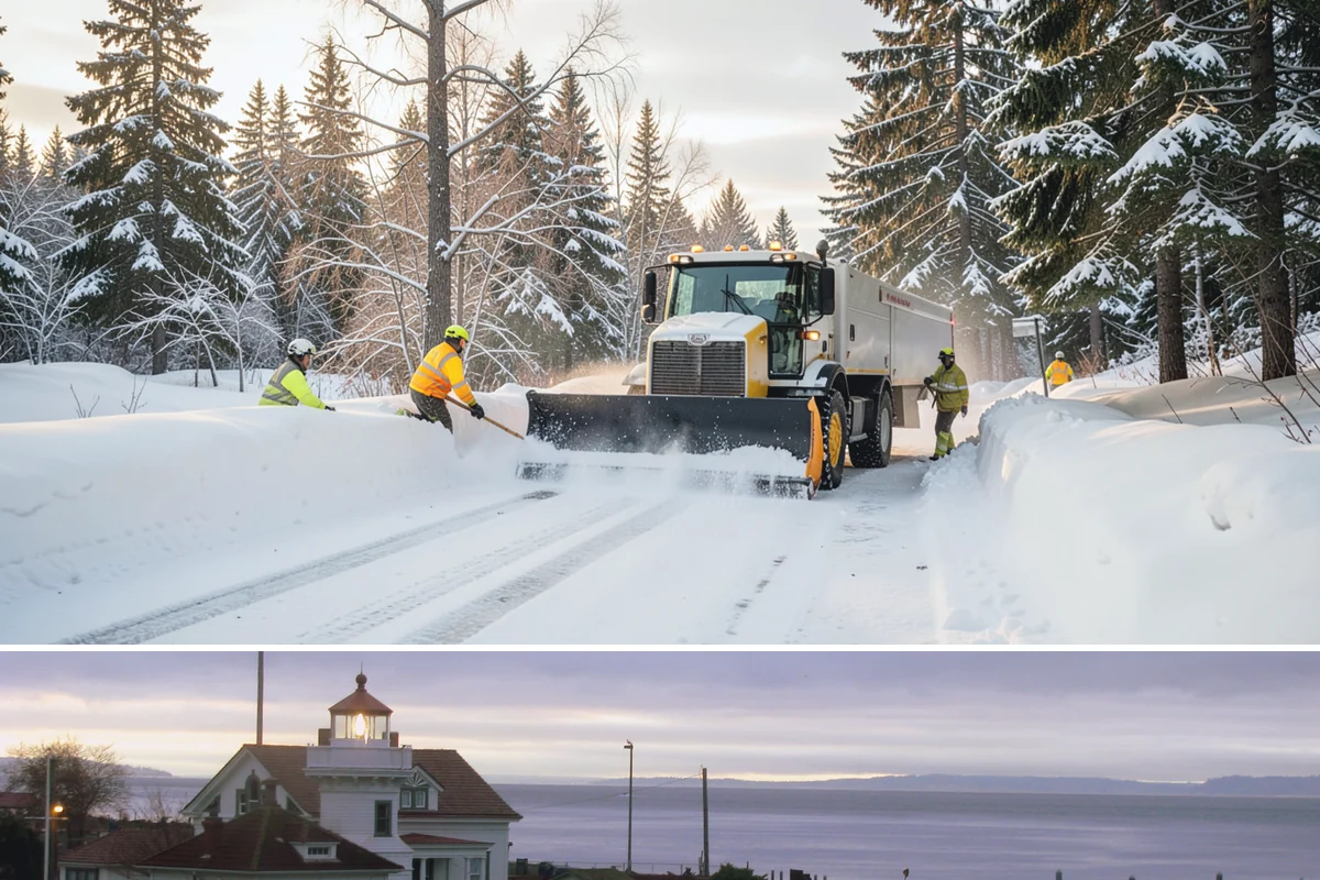 Deicer Restocking in Mukilteo, Snohomish County, WA - Deicer restocking runs from the first fall freezes through the last spring cold spell as supplies deplete.