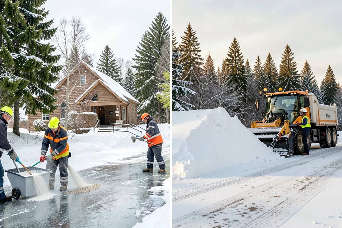 Deicer Restocking in Normandy Park, King County, WA - Inventory current deicer levels across the property