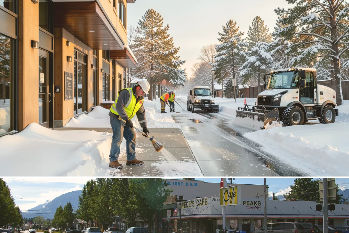 Deicer Restocking in North Bend, King County, WA - Deicer restocking runs from the first fall freezes through the last spring cold spell as supplies deplete.