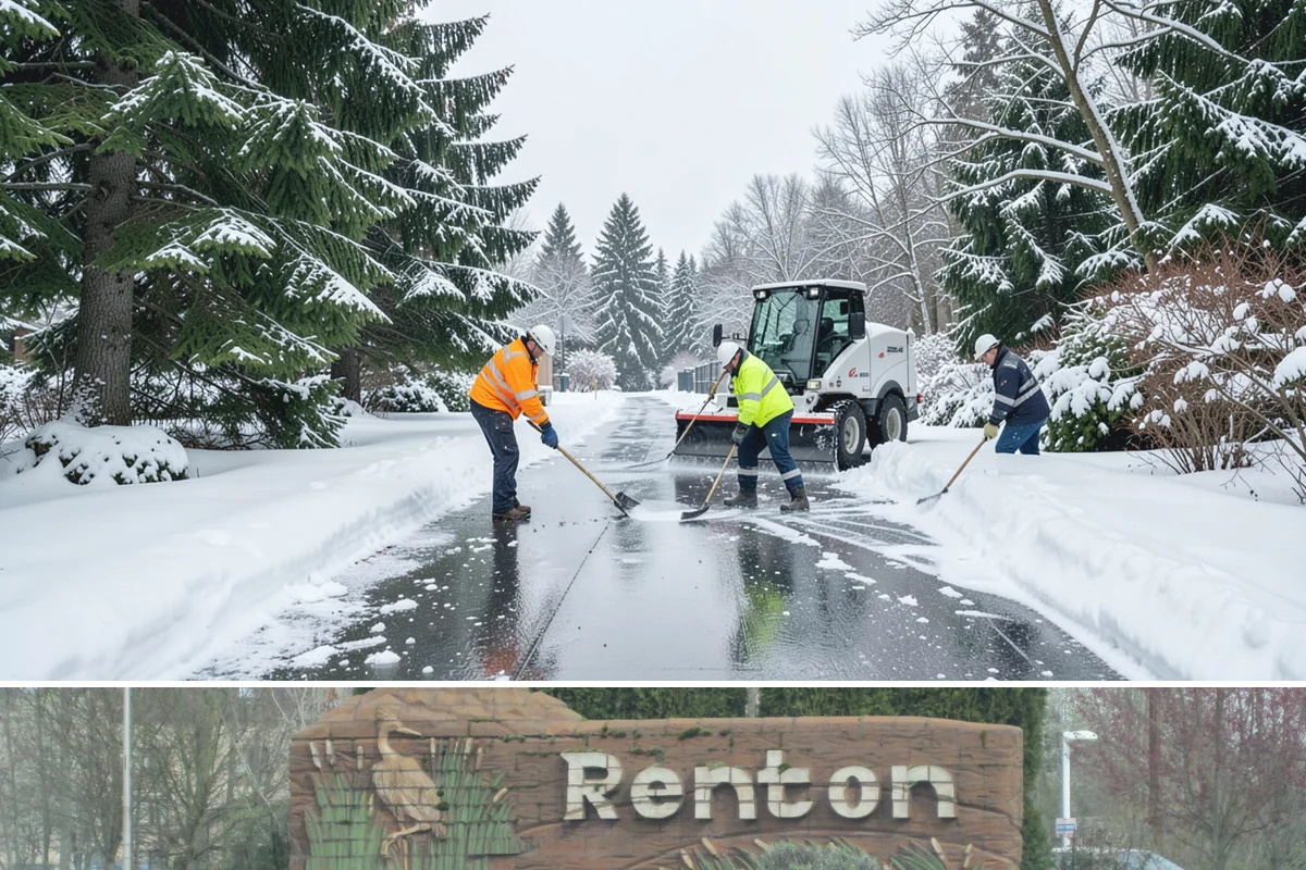 Deicer Restocking in Renton, King County, WA - Deicer restocking runs from the first fall freezes through the last spring cold spell as supplies deplete.