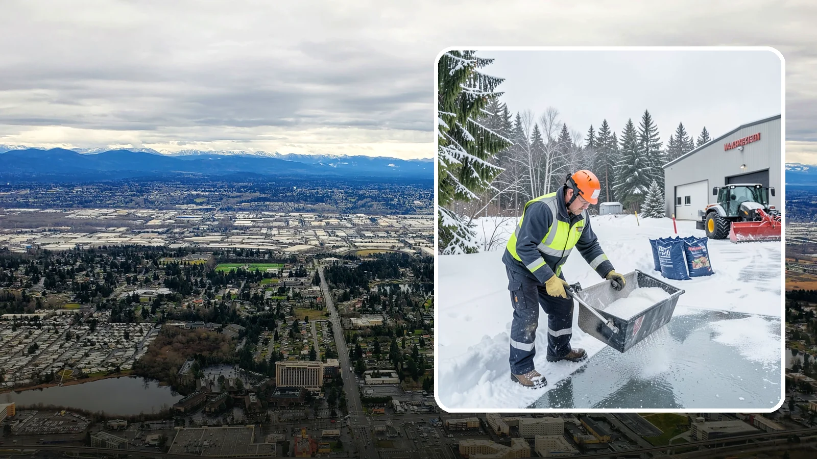 Deicer Restocking in SeaTac, King County, WA - Deicer restocking keeps bagged and bulk products replenished across your site so no zone goes untreated mid-storm.