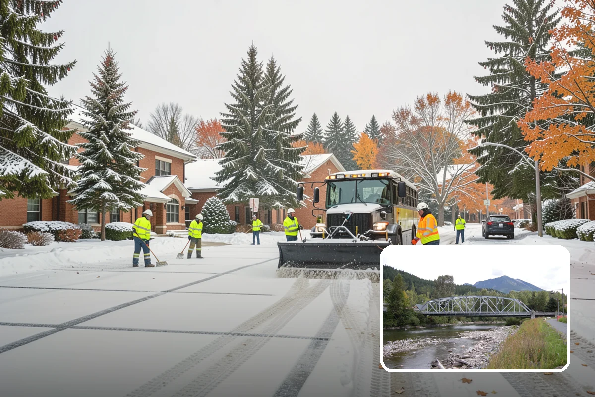 Deicer Restocking in Skykomish, King County, WA - Prevents mid-storm shortages at entrances and lots