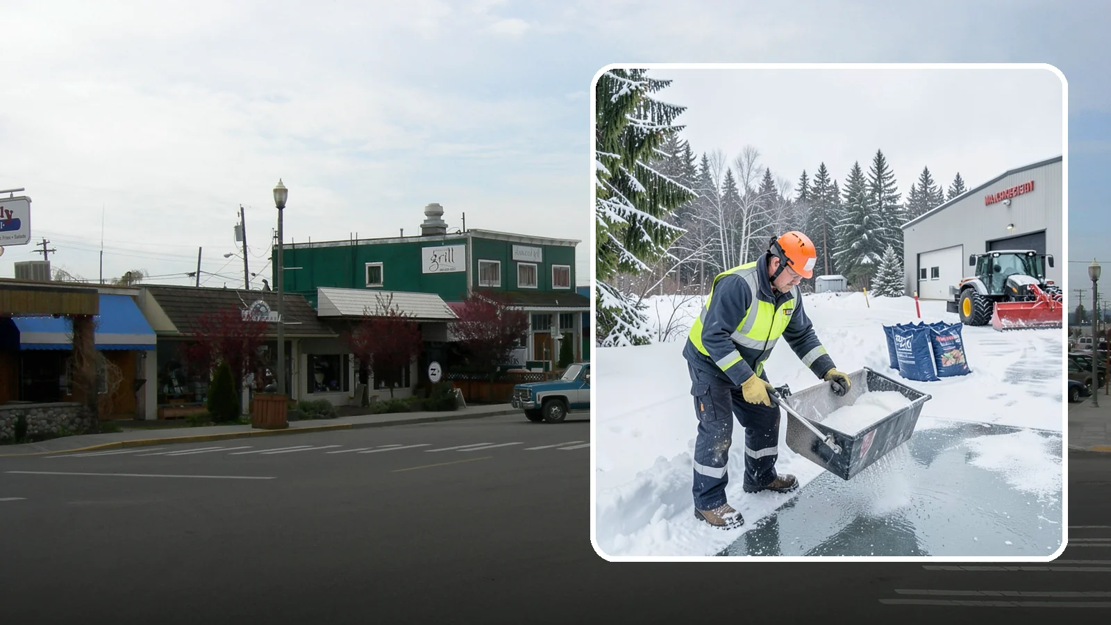 Deicer Restocking in Stanwood, Snohomish County, WA - Deicer restocking keeps bagged and bulk products replenished across your site so no zone goes untreated mid-storm.