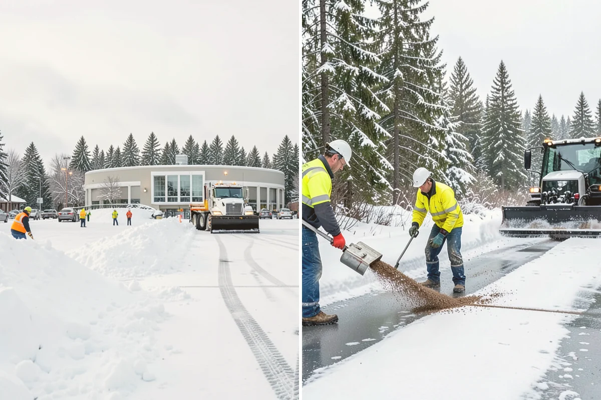 Deicer Restocking in Stanwood, Snohomish County, WA - Inventory current deicer levels across the property
