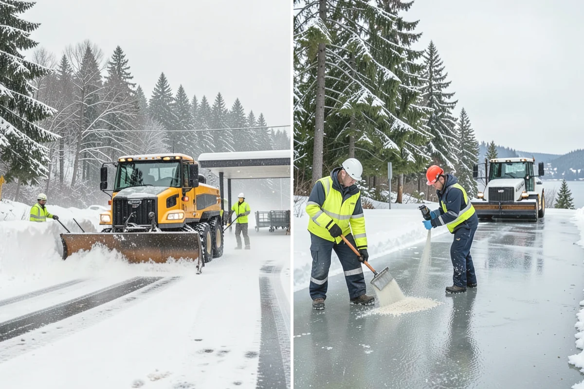 Deicer Restocking in Steilacoom, Pierce County, WA - Inventory current deicer levels across the property