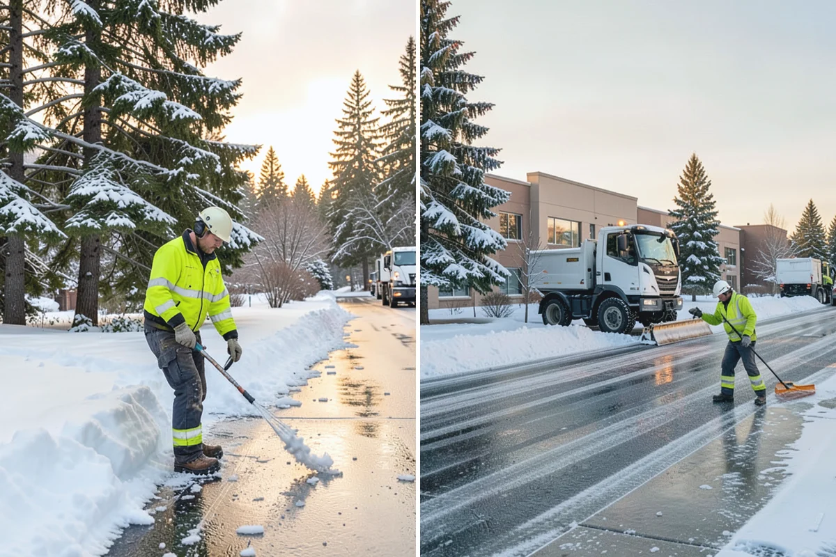 Deicer Restocking in Woodinville, King County, WA - Inventory current deicer levels across the property