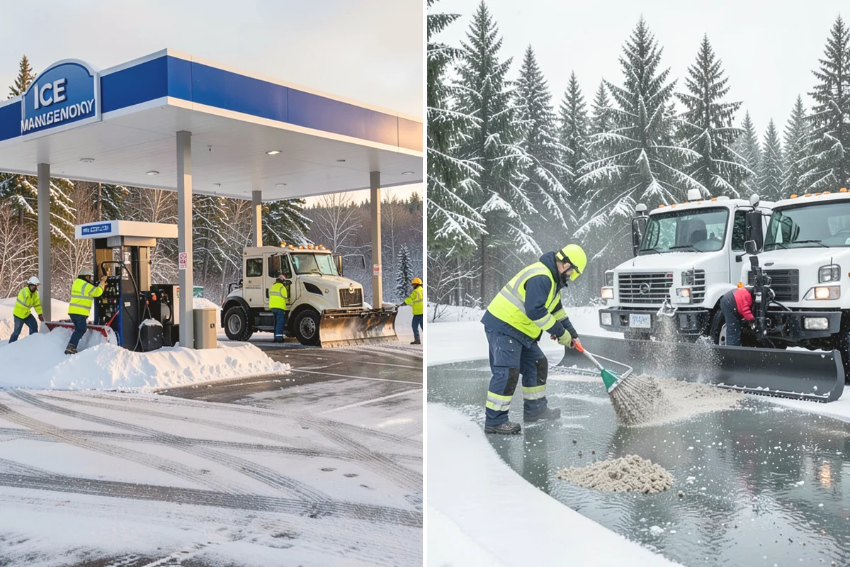 Distribution Center Snow Removal in Anacortes, Skagit County, WA - Assess yard circulation, dock ramps, and truck grades