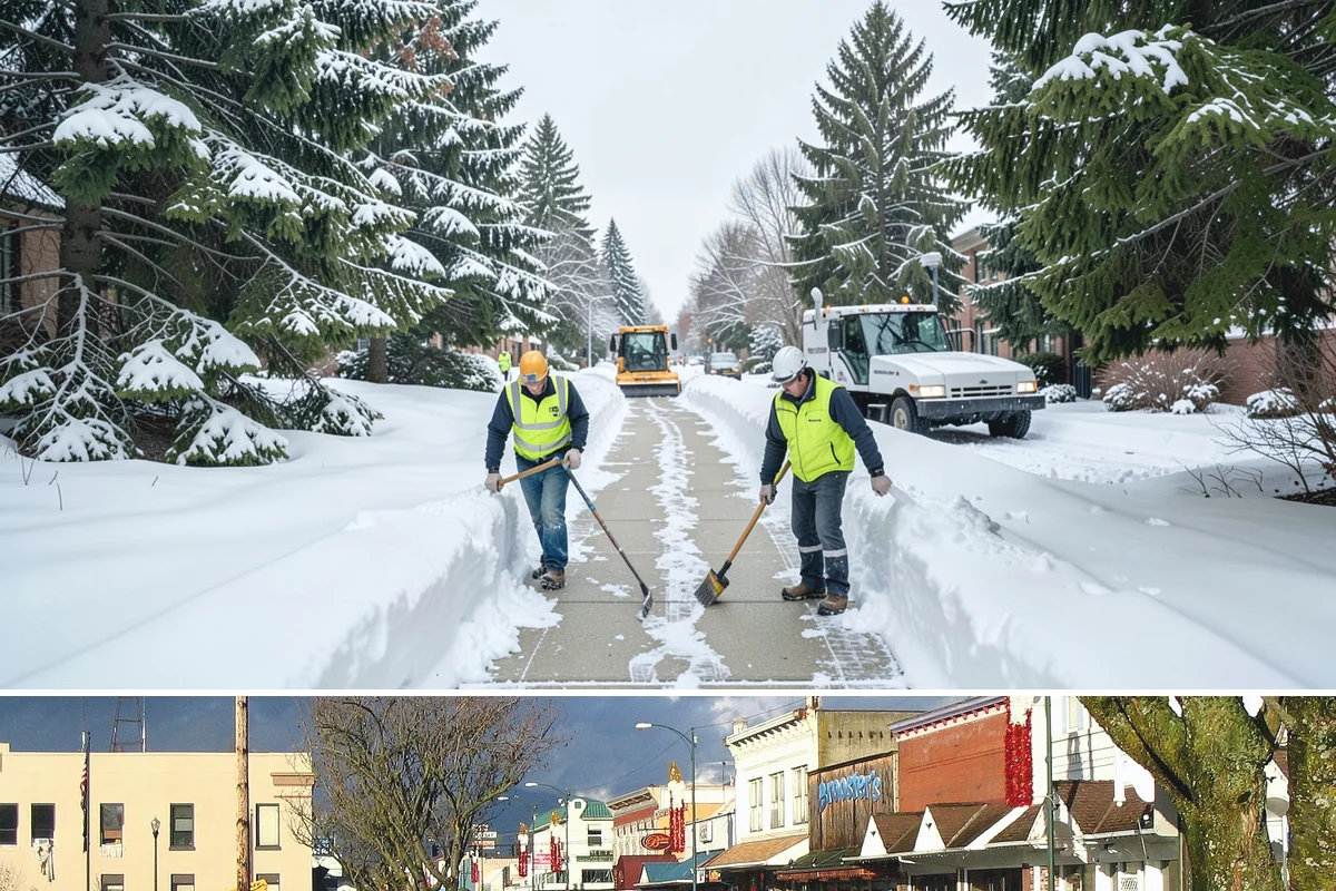 Distribution Center Snow Removal in Arlington, Snohomish County, WA - Peak demand runs December through February when lowland cold snaps ice over yards that stayed wet during the day.