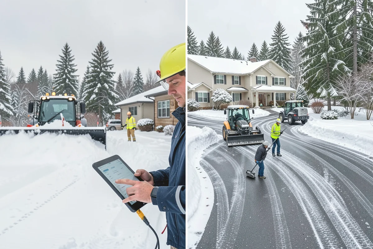 Distribution Center Snow Removal in Burlington, Skagit County, WA - Assess yard circulation, dock ramps, and truck grades
