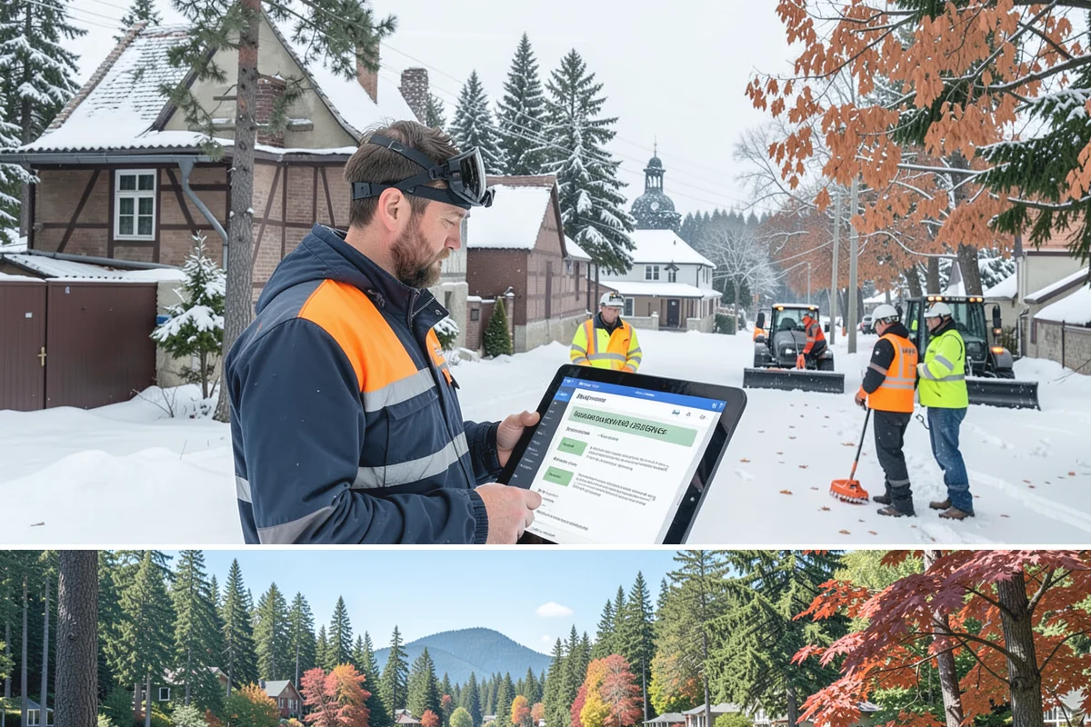 Distribution Center Snow Removal in Covington, King County, WA - Peak demand runs December through February when lowland cold snaps ice over yards that stayed wet during the day.