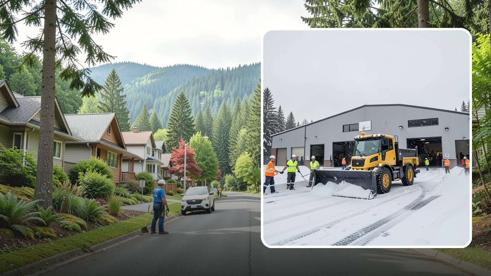 Distribution Center Snow Removal in Darrington, Snohomish County, WA - A distribution center that cannot move trucks during a snow event loses money by the hour, so we keep your yards, docks, and...