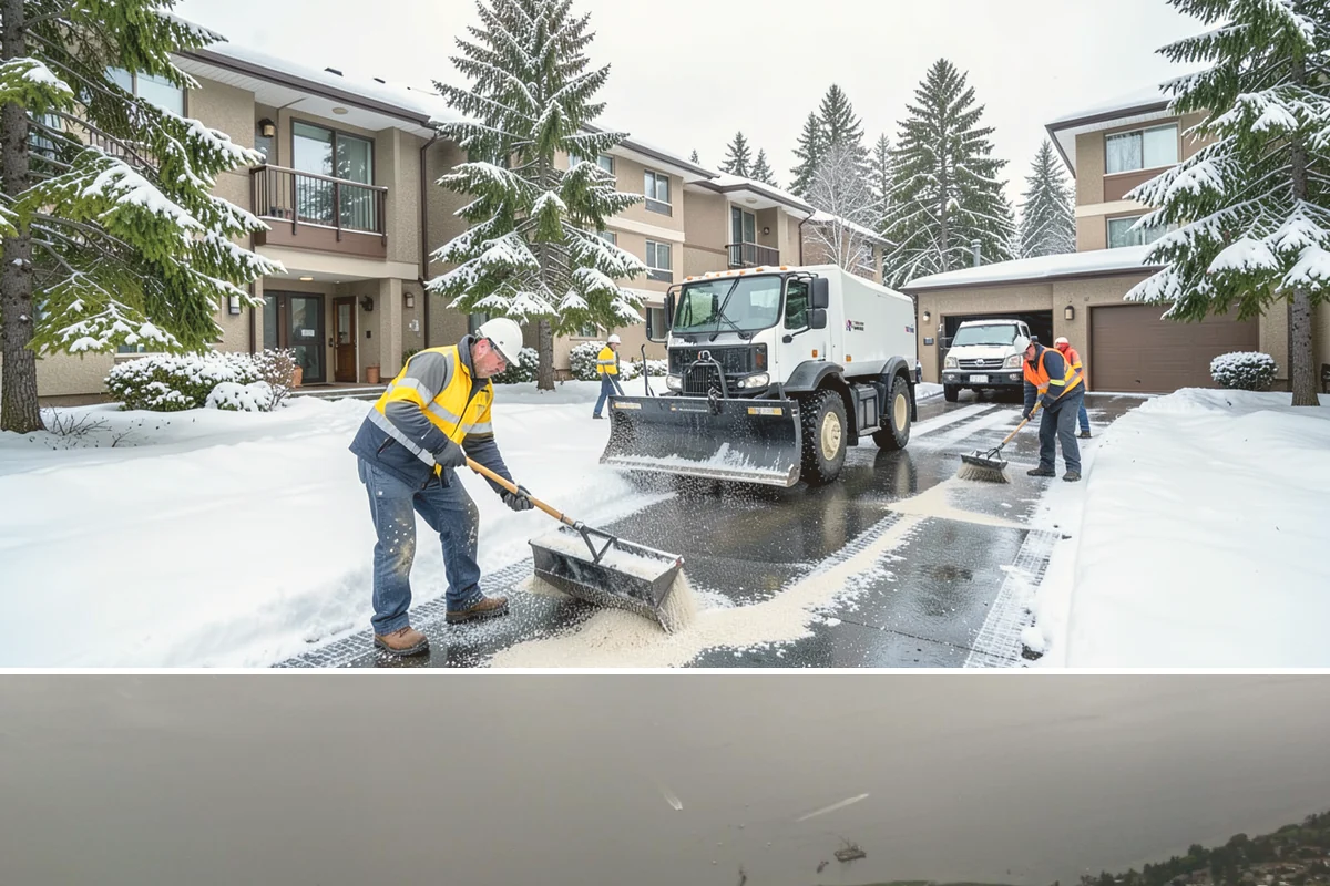 Distribution Center Snow Removal in Des Moines, King County, WA - Peak demand runs December through February when lowland cold snaps ice over yards that stayed wet during the day.