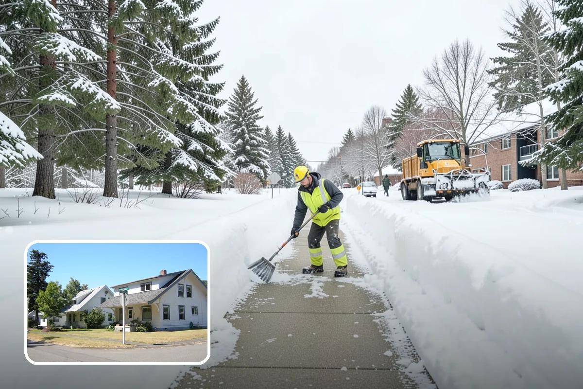 Distribution Center Snow Removal in DuPont, Pierce County, WA - Trailer courts and dock approaches kept clear for 53-foot access
