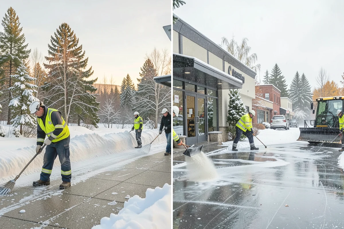 Distribution Center Snow Removal in Duvall, King County, WA - Assess yard circulation, dock ramps, and truck grades