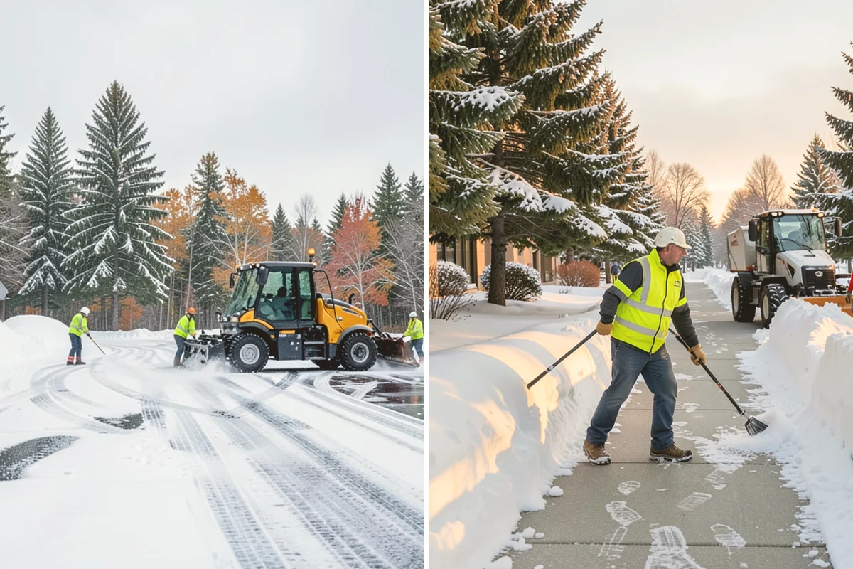 Distribution Center Snow Removal in Eatonville, Pierce County, WA - Assess yard circulation, dock ramps, and truck grades