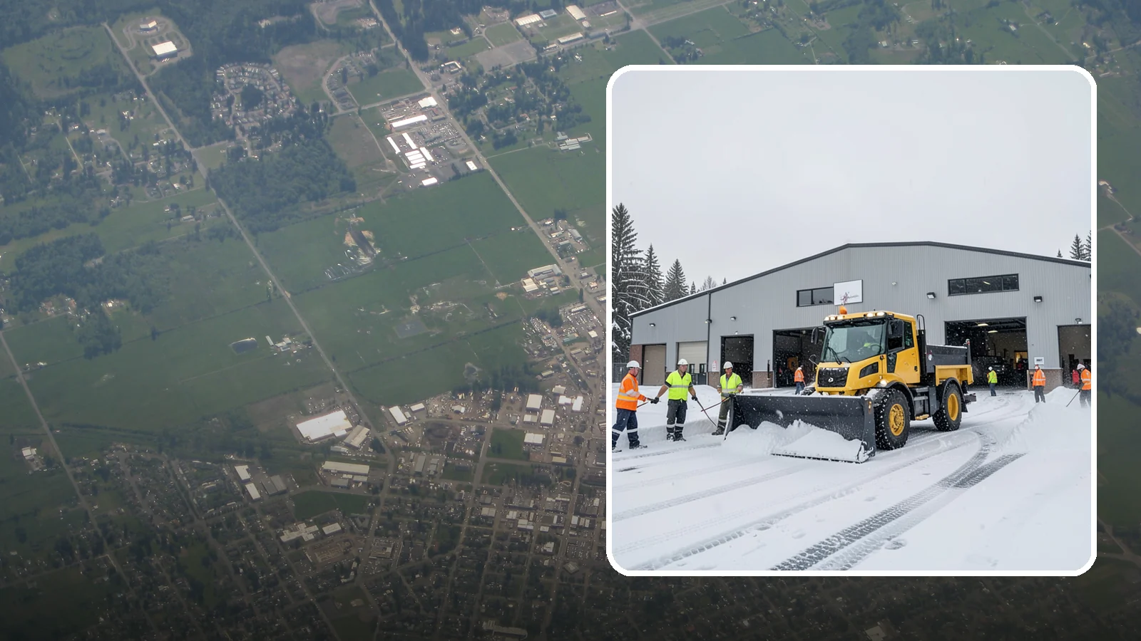 Distribution Center Snow Removal in Enumclaw, King County, WA - A distribution center that cannot move trucks during a snow event loses money by the hour, so we keep your yards, docks, and...