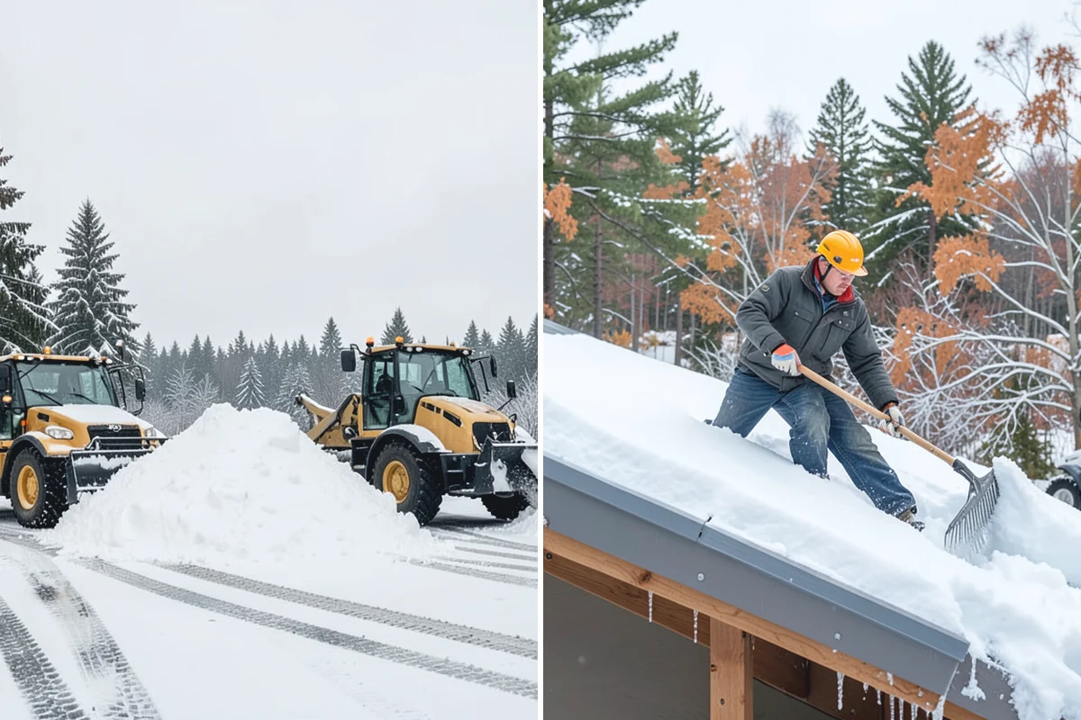 Distribution Center Snow Removal in Granite Falls, Snohomish County, WA - Assess yard circulation, dock ramps, and truck grades