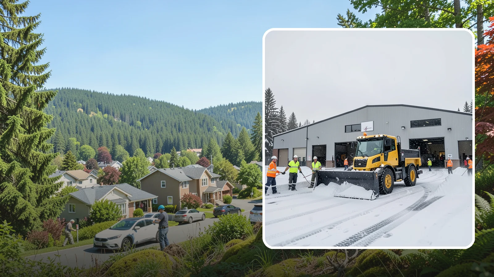 Distribution Center Snow Removal in Index, Snohomish County, WA - A distribution center that cannot move trucks during a snow event loses money by the hour, so we keep your yards, docks, and...
