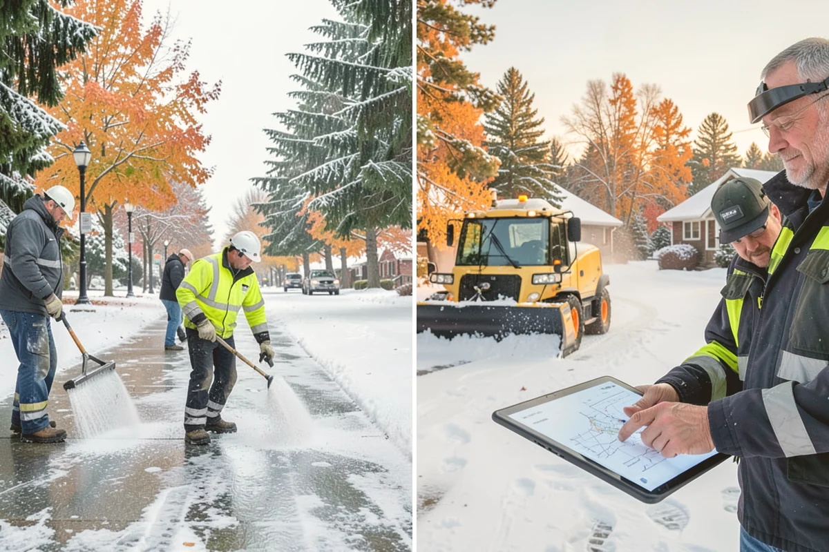 Distribution Center Snow Removal in Index, Snohomish County, WA - Assess yard circulation, dock ramps, and truck grades