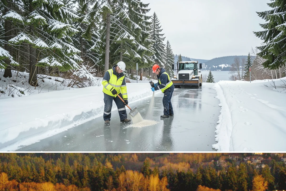 Distribution Center Snow Removal in Kenmore, King County, WA - Peak demand runs December through February when lowland cold snaps ice over yards that stayed wet during the day.