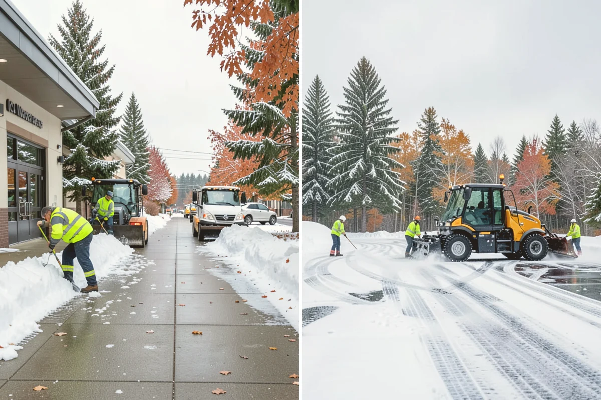 Distribution Center Snow Removal in Kirkland, King County, WA - Assess yard circulation, dock ramps, and truck grades