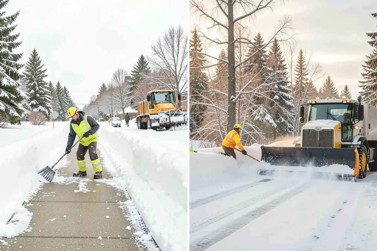 Distribution Center Snow Removal in Lake Stevens, Snohomish County, WA - Assess yard circulation, dock ramps, and truck grades
