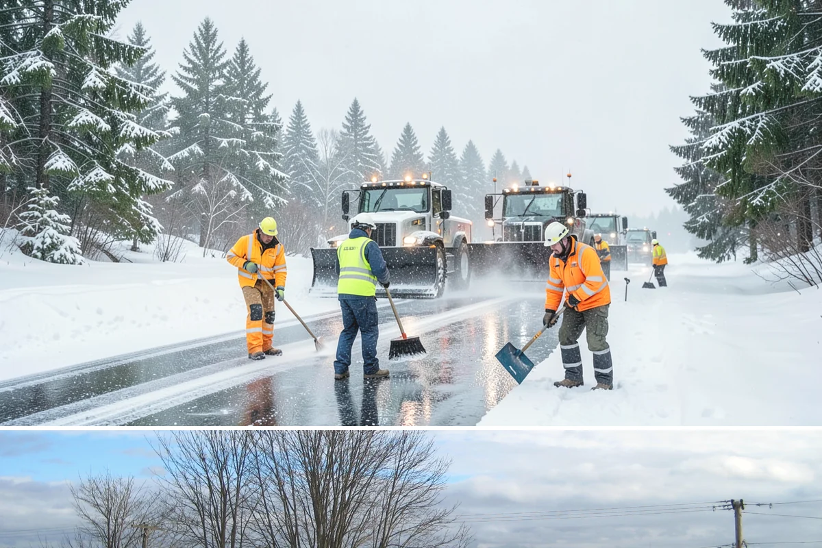 Distribution Center Snow Removal in Langley, Island County, WA - Peak demand runs December through February when lowland cold snaps ice over yards that stayed wet during the day.