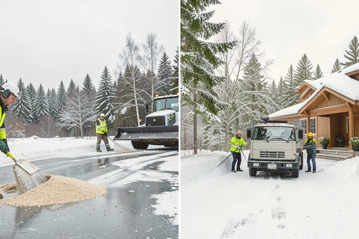 Distribution Center Snow Removal in Lynnwood, Snohomish County, WA - Assess yard circulation, dock ramps, and truck grades