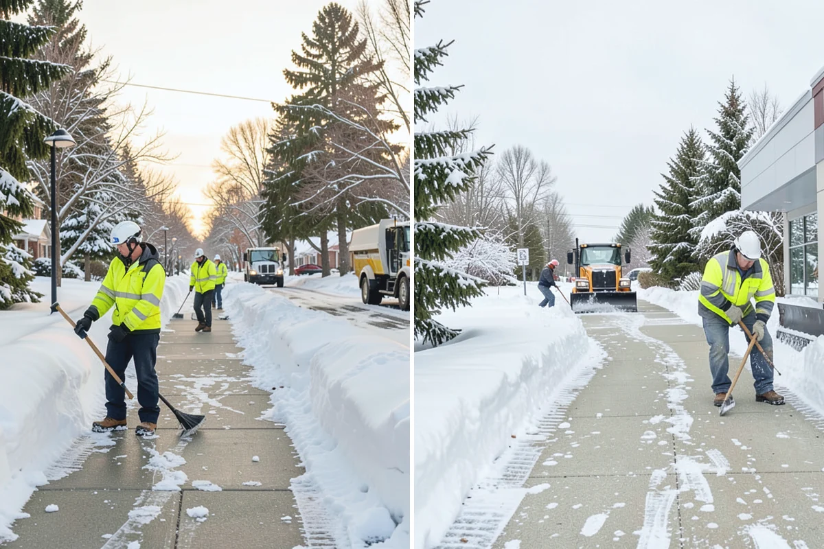 Distribution Center Snow Removal in Marysville, Snohomish County, WA - Assess yard circulation, dock ramps, and truck grades