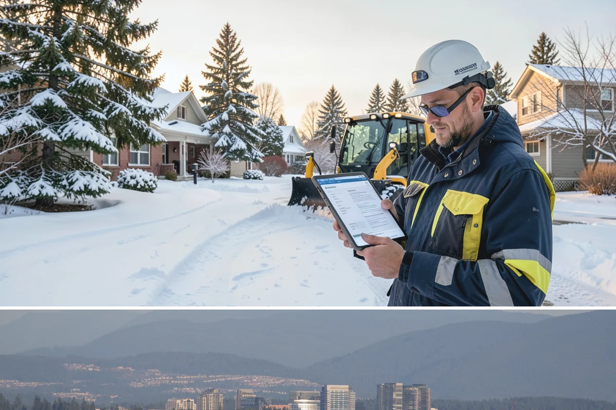 Distribution Center Snow Removal in Medina, King County, WA - Peak demand runs December through February when lowland cold snaps ice over yards that stayed wet during the day.