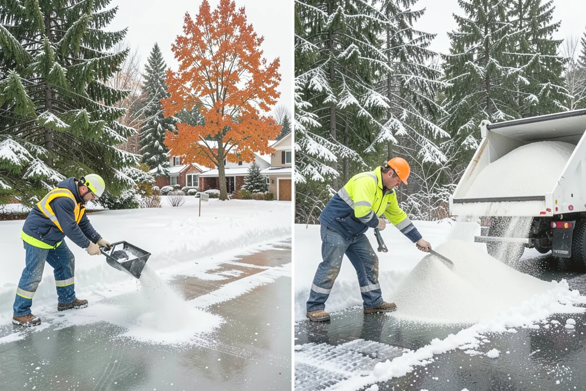 Distribution Center Snow Removal in Mill Creek, Snohomish County, WA - Assess yard circulation, dock ramps, and truck grades
